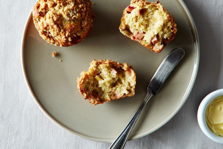 Rhubarb muffins from Food52