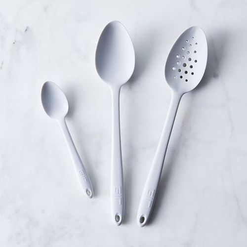 GIR Silicone Kitchen Spoons (Set of 3), BPA-Free, Heat Resistant