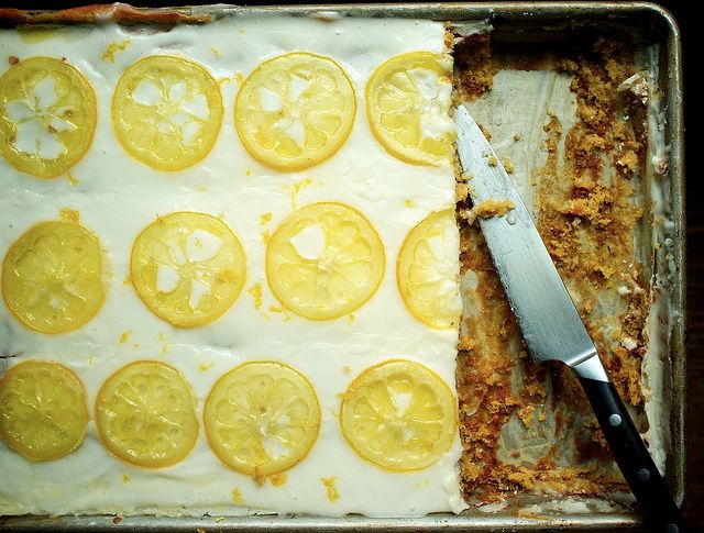 Candied Lemon Sheet Cake from Food52