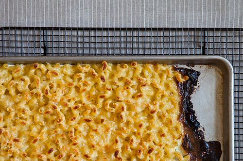 Baking sheet mac and cheese from Food52
