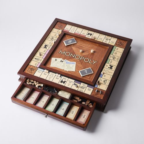 auteur Giotto Dibondon Rechtzetten WS Game Company Monopoly Heirloom Edition Wooden Board Game on Food52