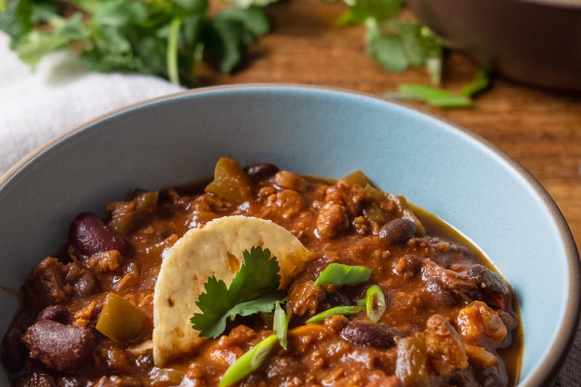 Vegetarian Chili With Beans And Veggie Crumbles Recipe On Food52
