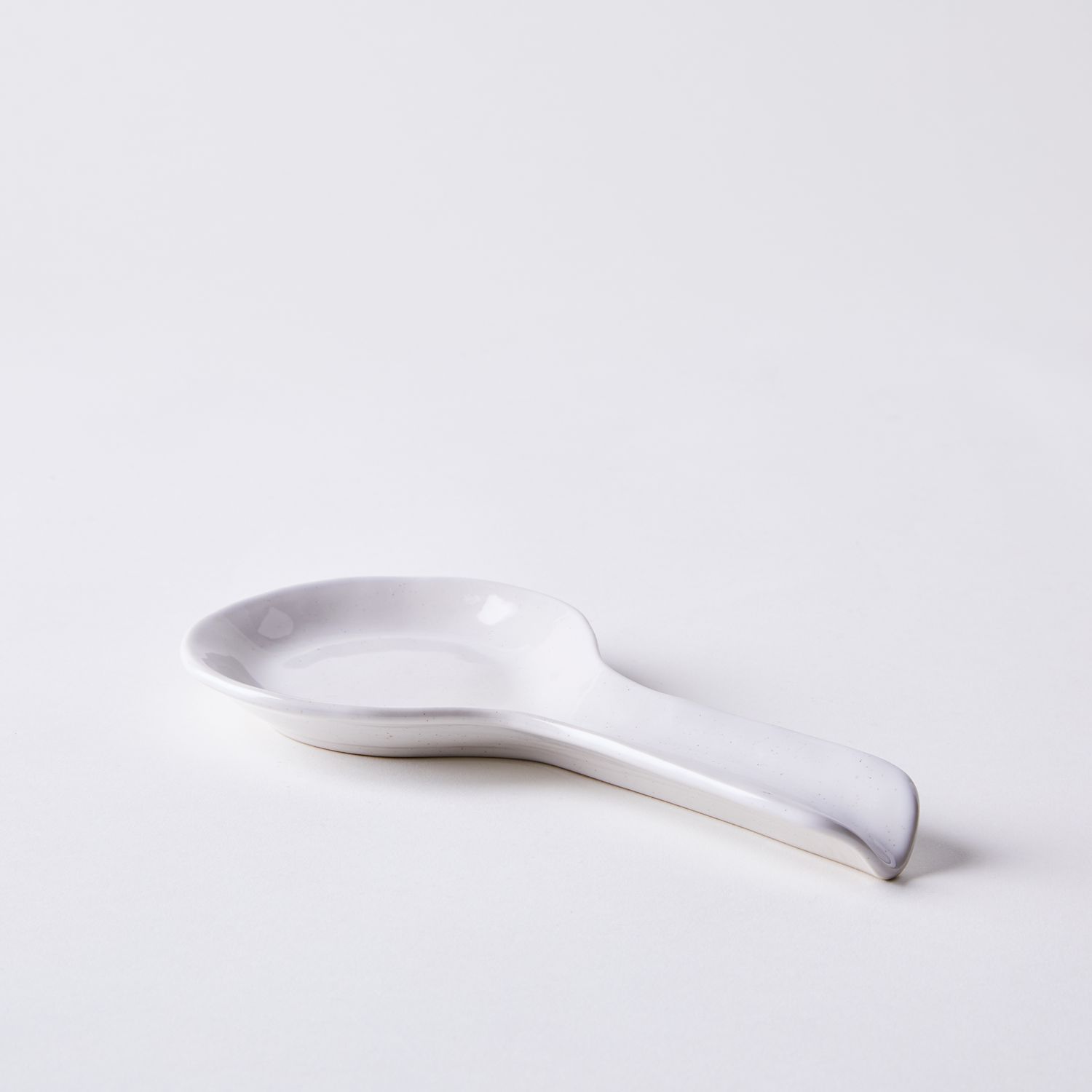 Natural Diameter 12 cm Casafina Pacifica Spoon Rest with Scoop on Rim Vanilla