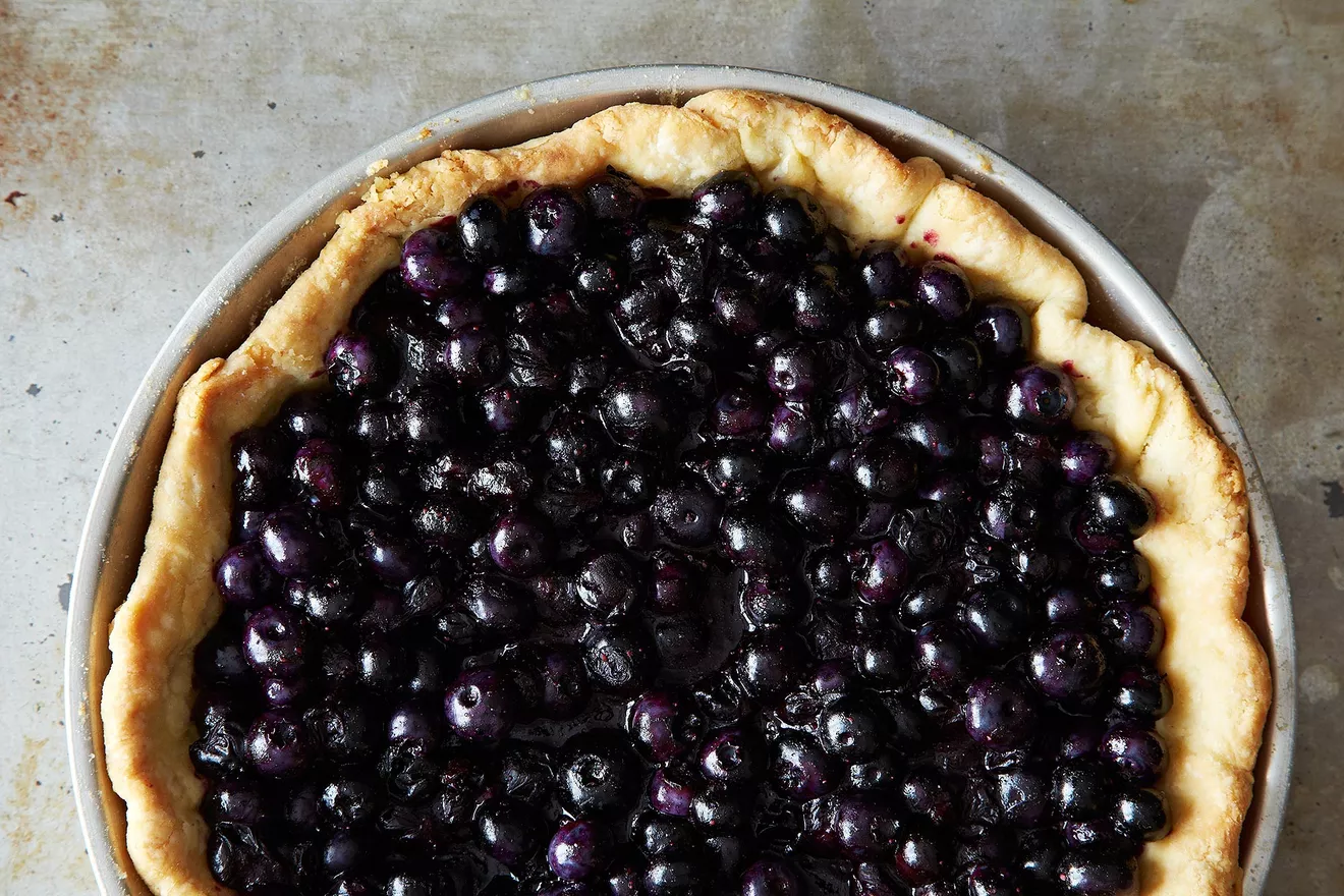 Fresh Blueberry Pie