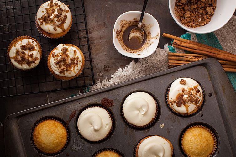 Cinnamon Bun Cupcakes on Food52