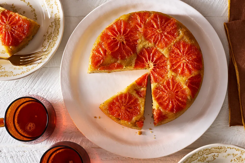 Grapefruit & Tarragon Upside-Down Cake by Food52