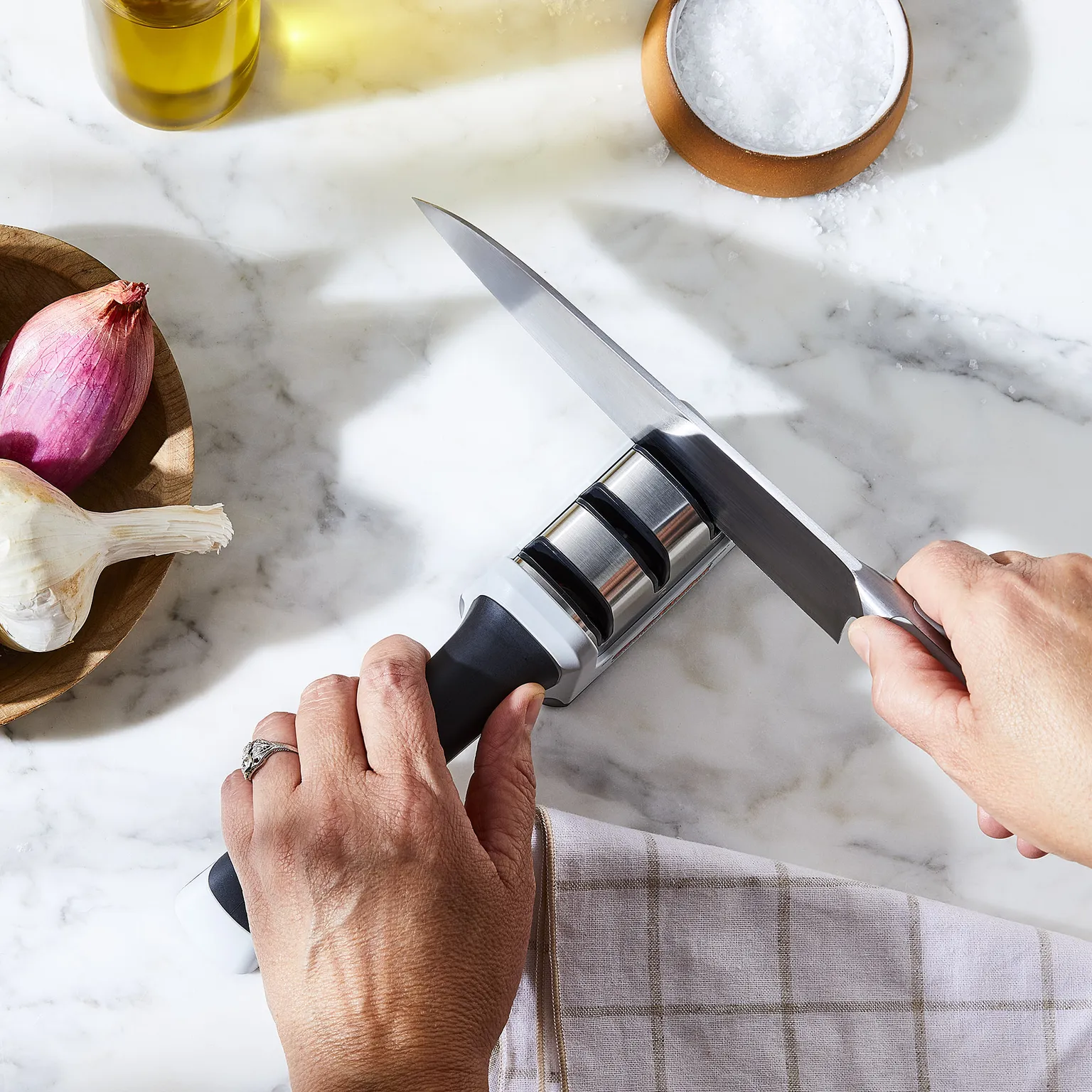 Chef'sChoice ProntoPro Professional Manual Knife Sharpener 4643 +