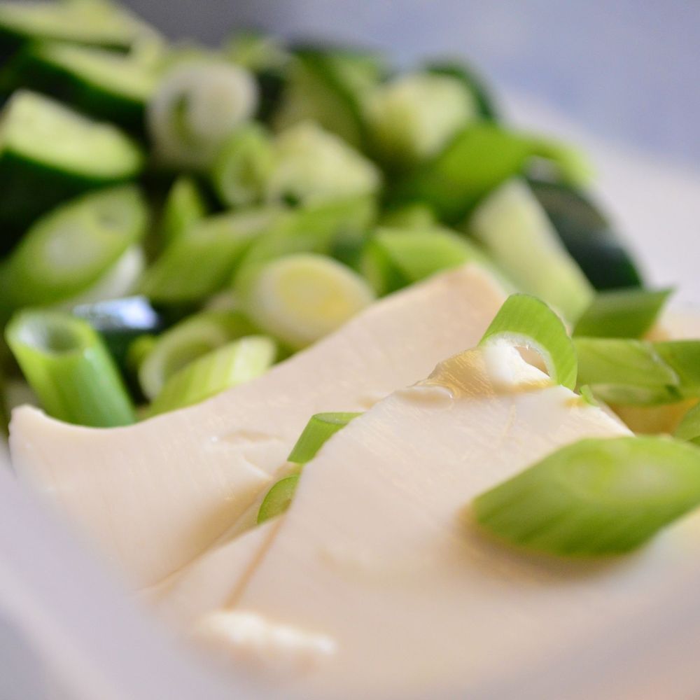 simple silken tofu salad