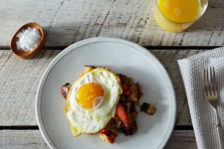 Lobster hash from Food52