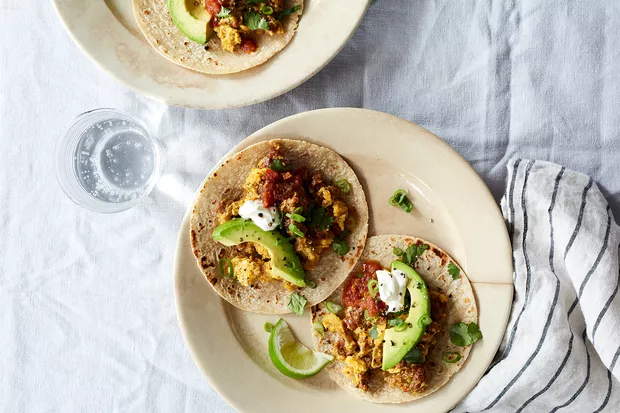 Breakfast Tacos for Dinner | Quick and Easy Spring Recipes For Dinner | Homemade Recipes