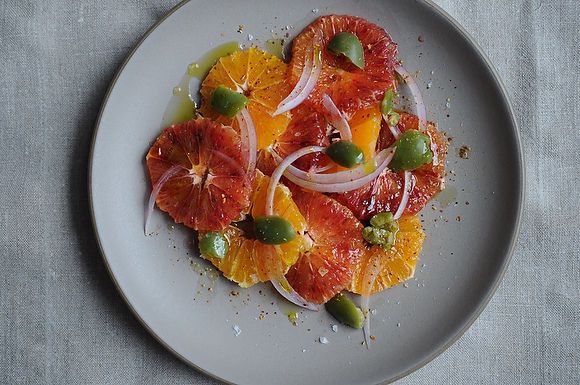 Blood Orange Salad with Olives and Chile