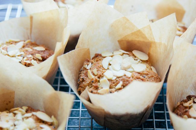 Lemon, Almond, and Chia Seed Muffins