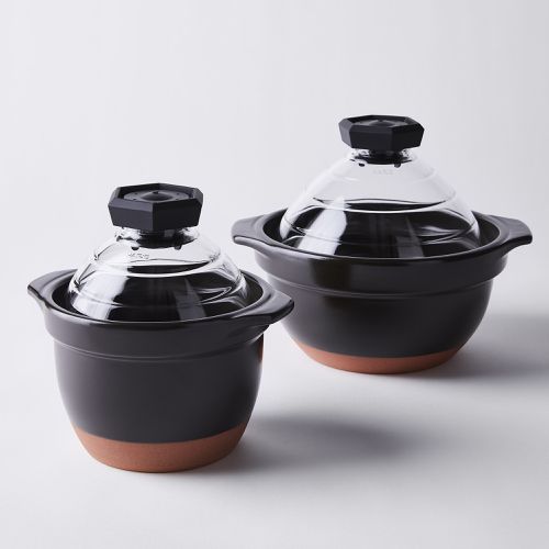 Hario Rice Cooker Clay Pot with Glass Lid 2-3 Cups