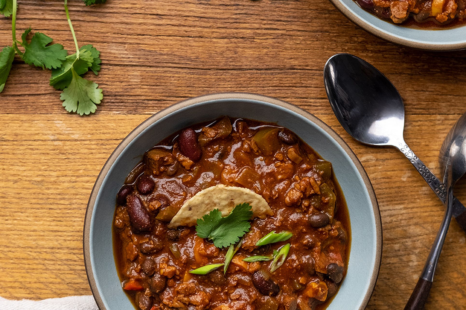 Vegetarian Chili With Beans And Veggie Crumbles Recipe On Food52