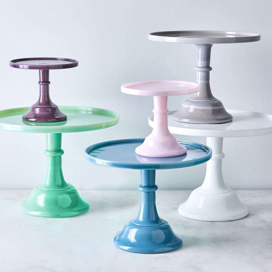 Mosser Glass Clear Cake Stand