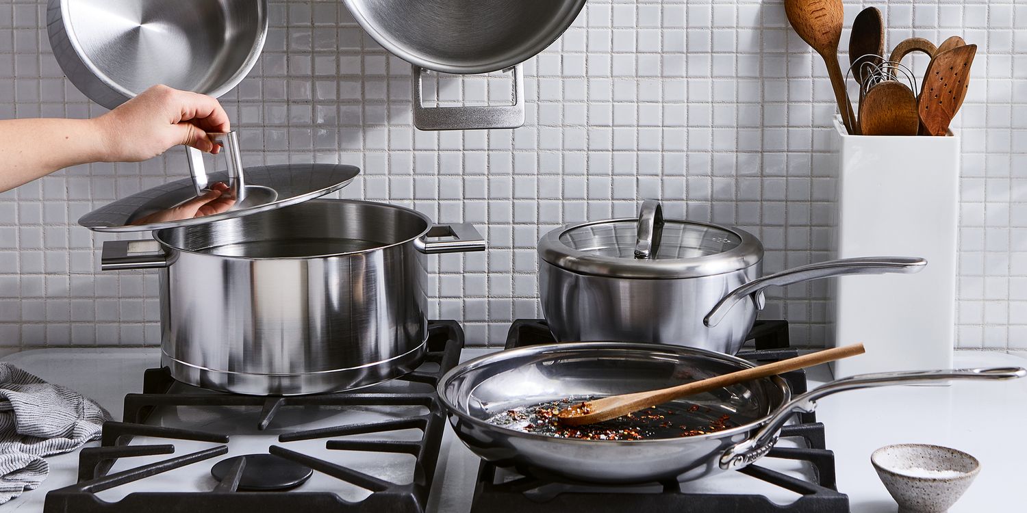 Five Two by Food52 Essential Cookware 12-Inch Covered Stainless Skillet