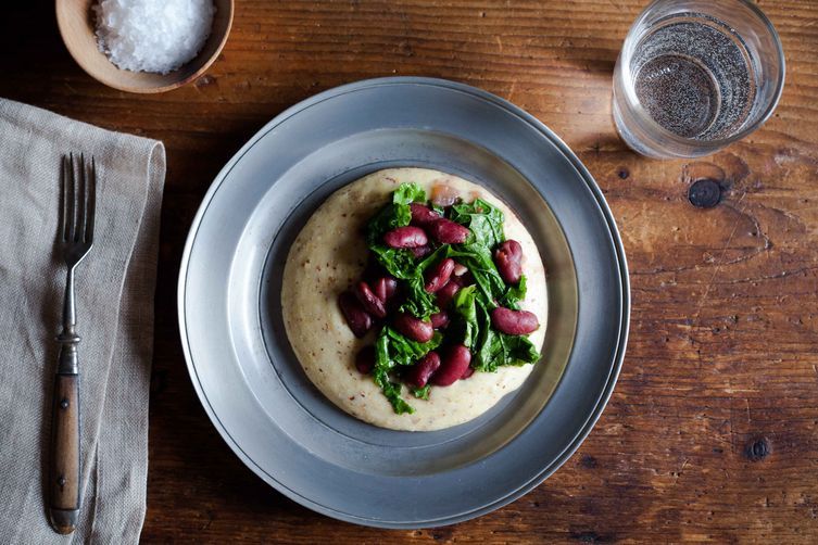 Cranberry Beans and Kale on Food52