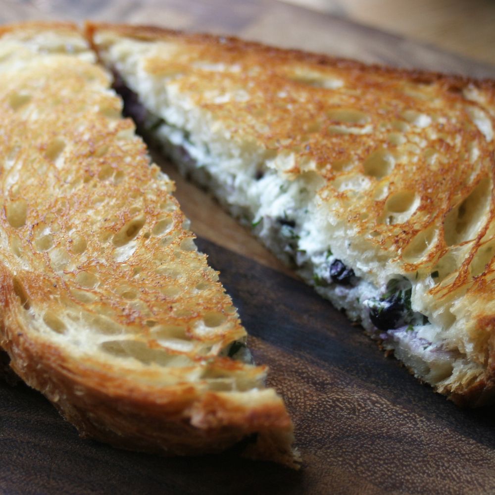 blueberry grown up grilled cheese