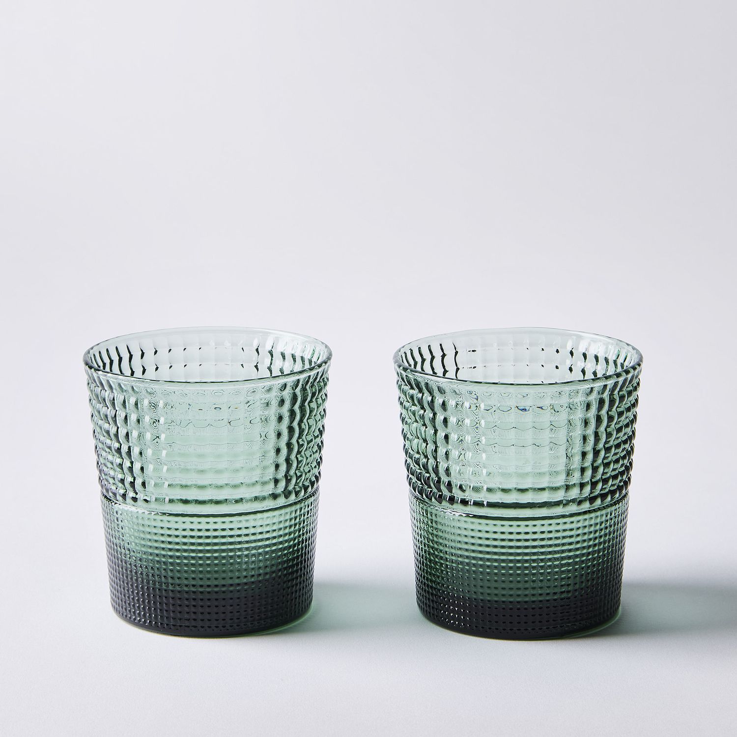 IVV Italian Retro Glass Tumblers, Set of 2, Mouth-Blown