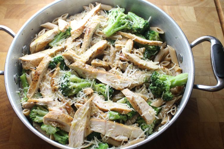 Image result for broccoli chicken alfredo skillet