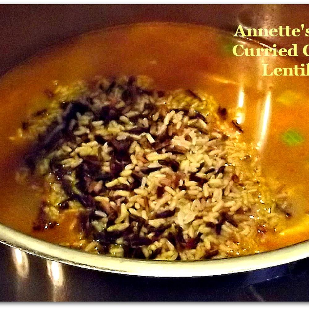 annette's original curried chicken & lentil soup