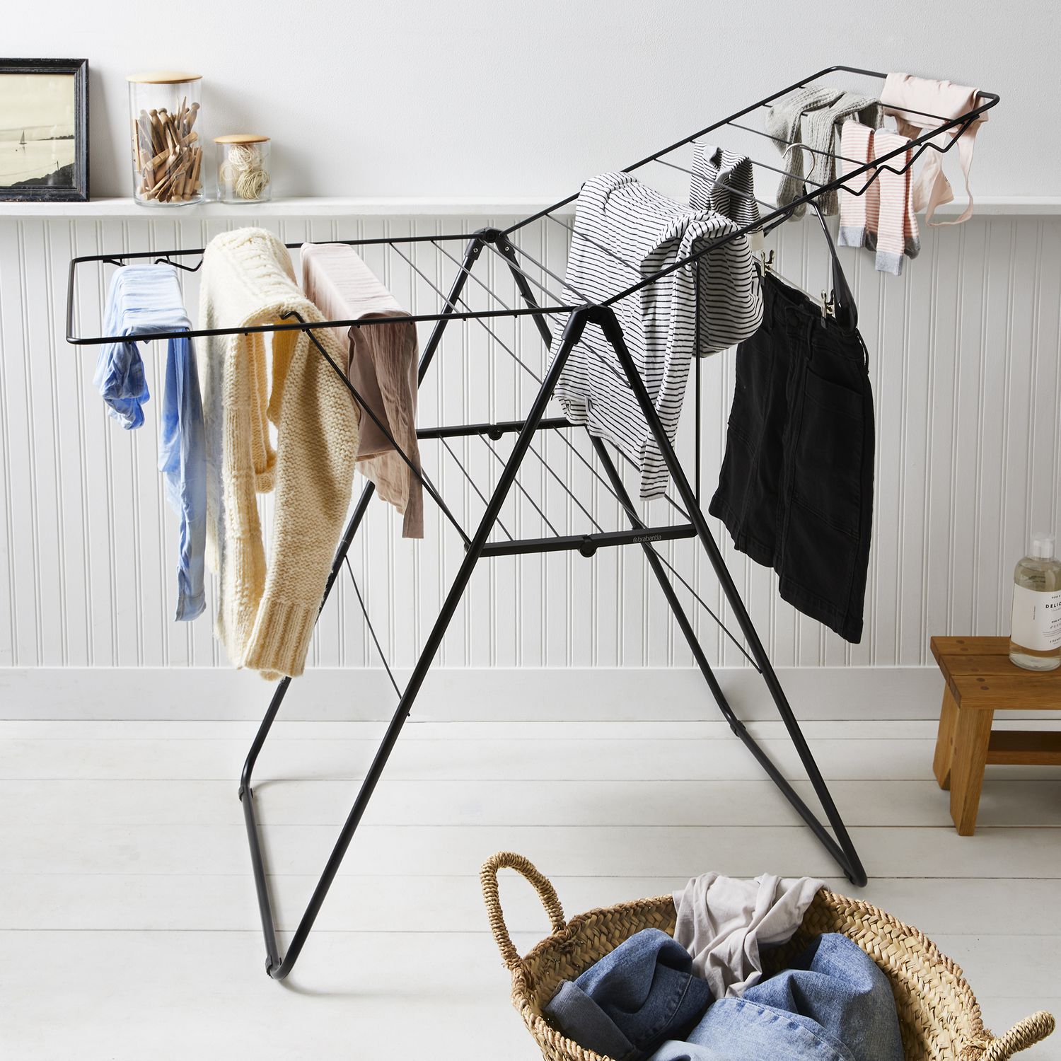 Brabantia HangOn Clothes Drying Rack, 20 Meters, White or Black