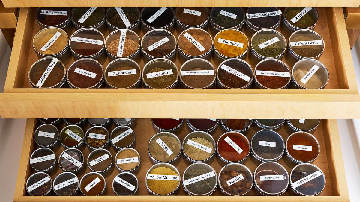 Spice Rack Mason Jar Spice Rack 8 Ounce Spice Jar Display Kitchen