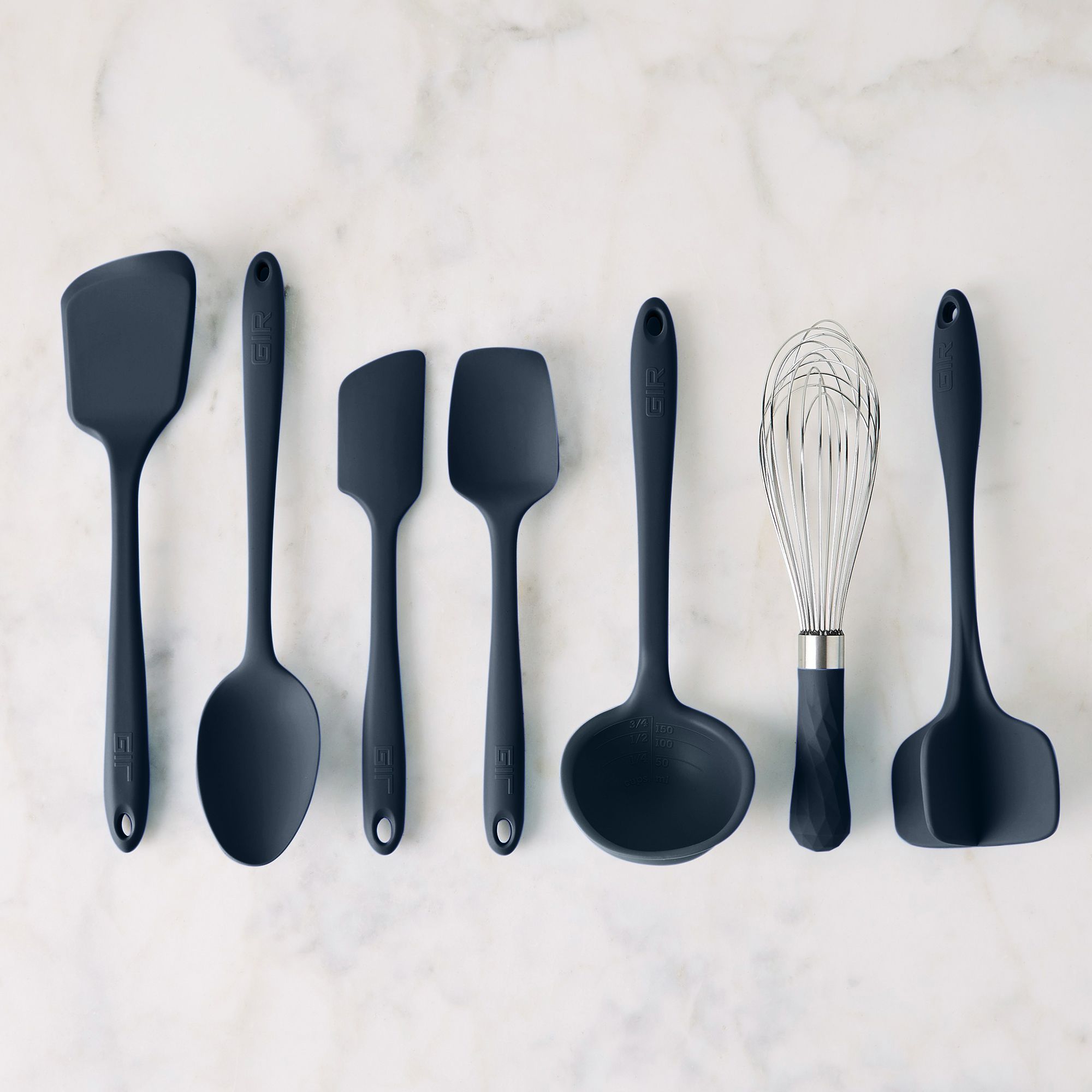 Gir 7-Piece Ultimate Silicone Kitchen Tool Set - Black