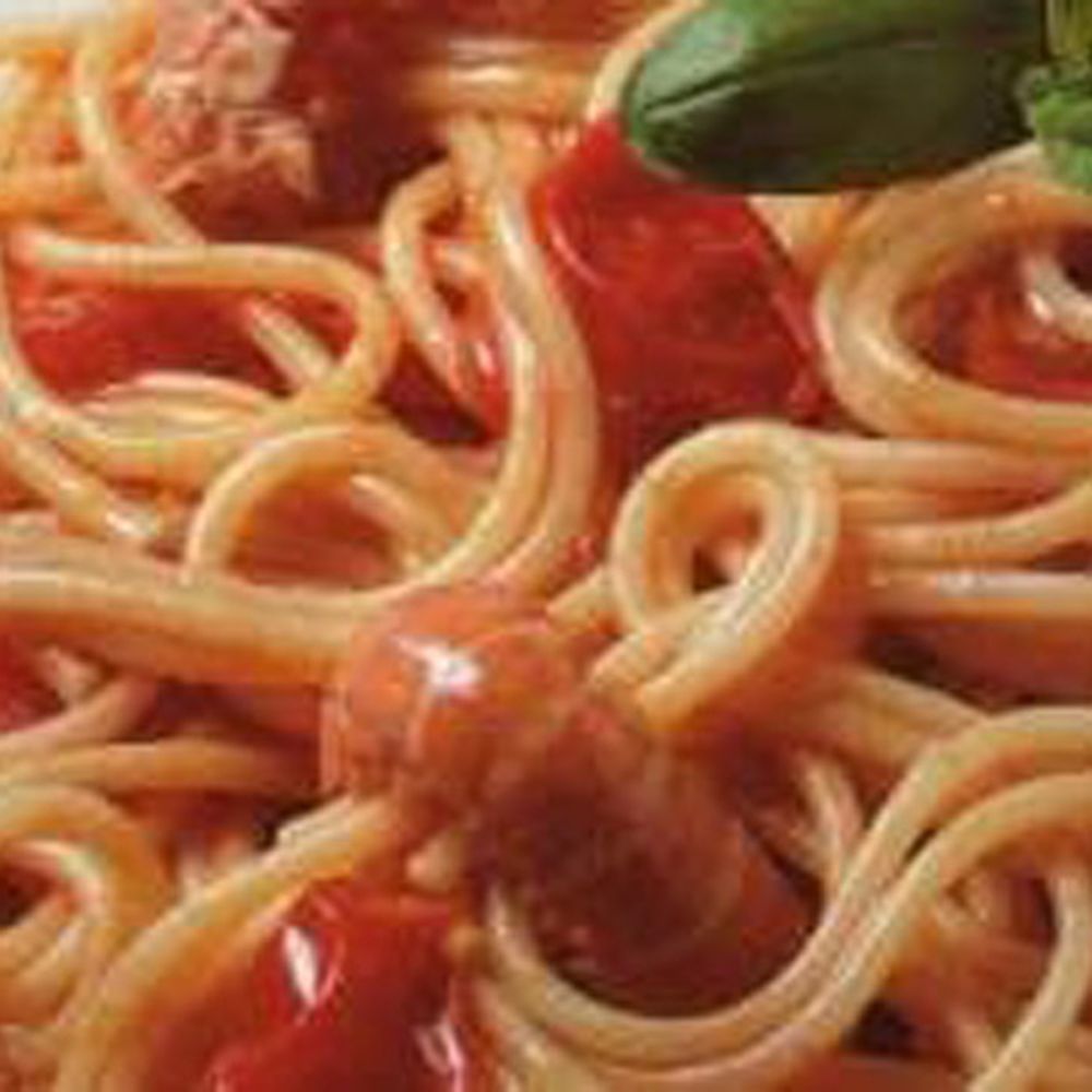 spaghetti ai gamberi - spaghetti with prawns