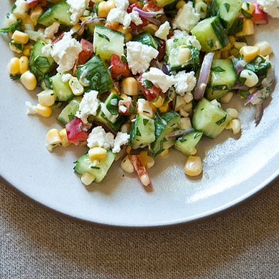 Dilled, Crunchy Sweet-Corn Salad with Buttermilk Dressing