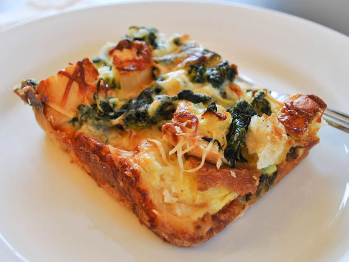 Spinach Cheese Strata Recipe On Food52