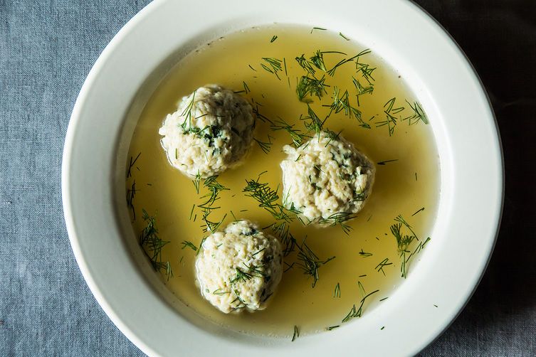 Joan Nathan's Chosen Matzo Ball Soup