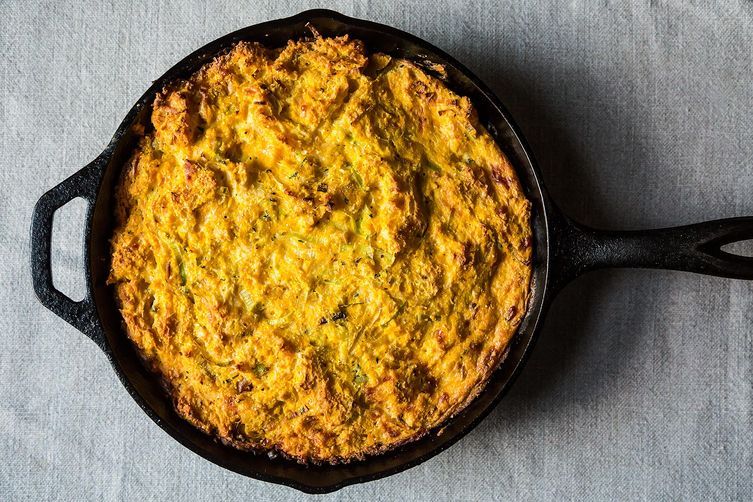 Wintry Corn Bread Pudding from Food52