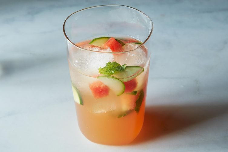 Louisa Shafia's Watermelon, Mint, and Cider Vinegar Tonic