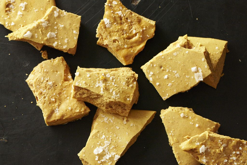 Salted Maple Honeycomb Candy