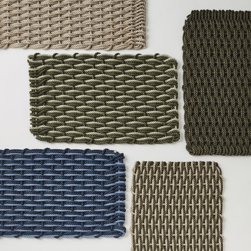 The Rope Co. Braided Rope Doormat - Charcoal, Runner