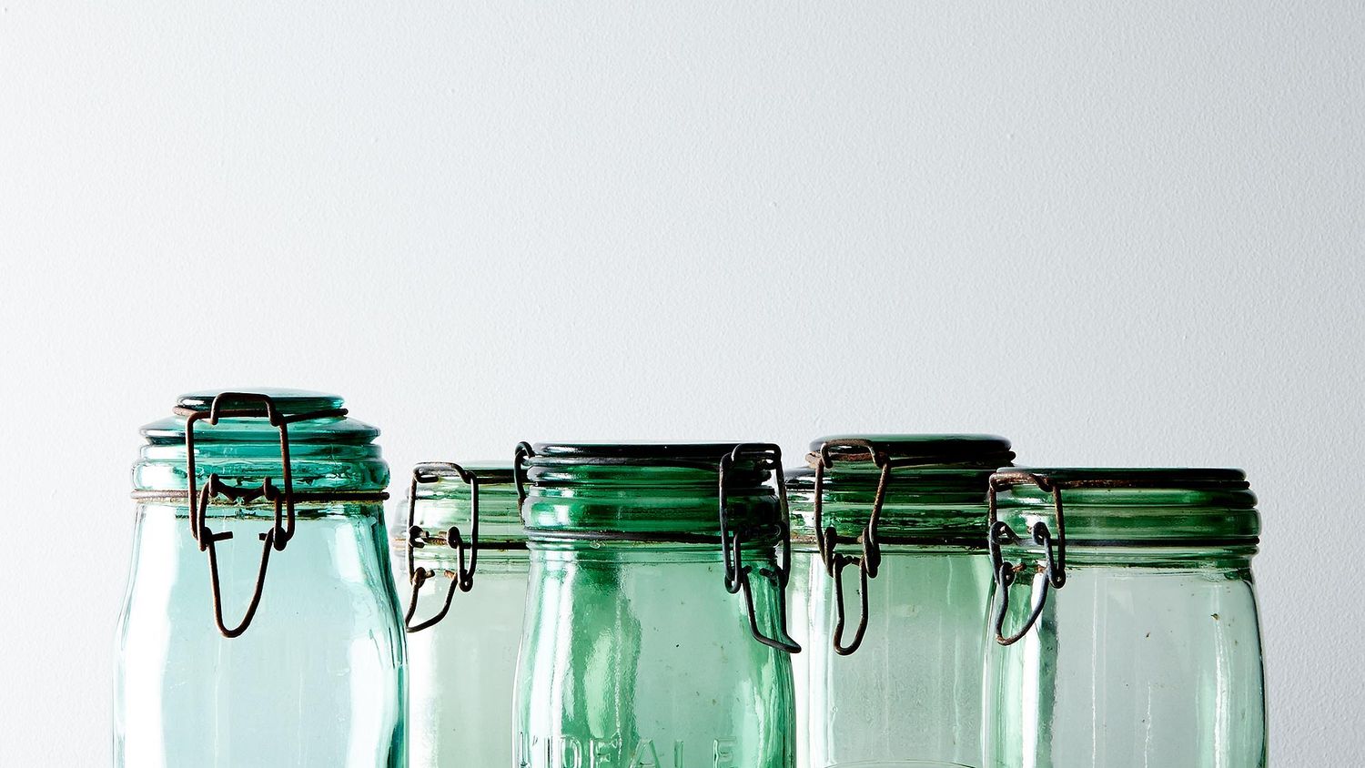 The Food52 Vintage Shop Vintage French Green Canning Jar, Multiple