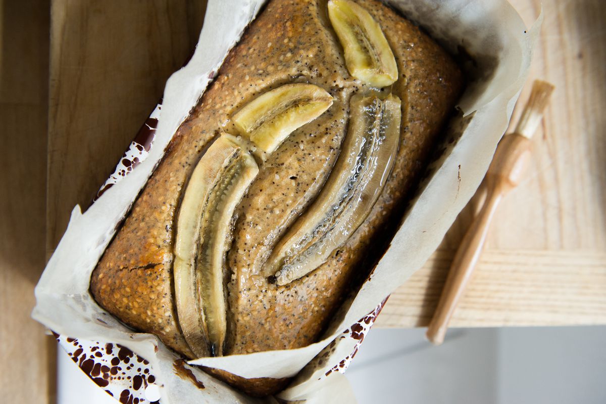 Anna Jones' Seeded Banana Bread with Lemon Sesame Drizzle ...