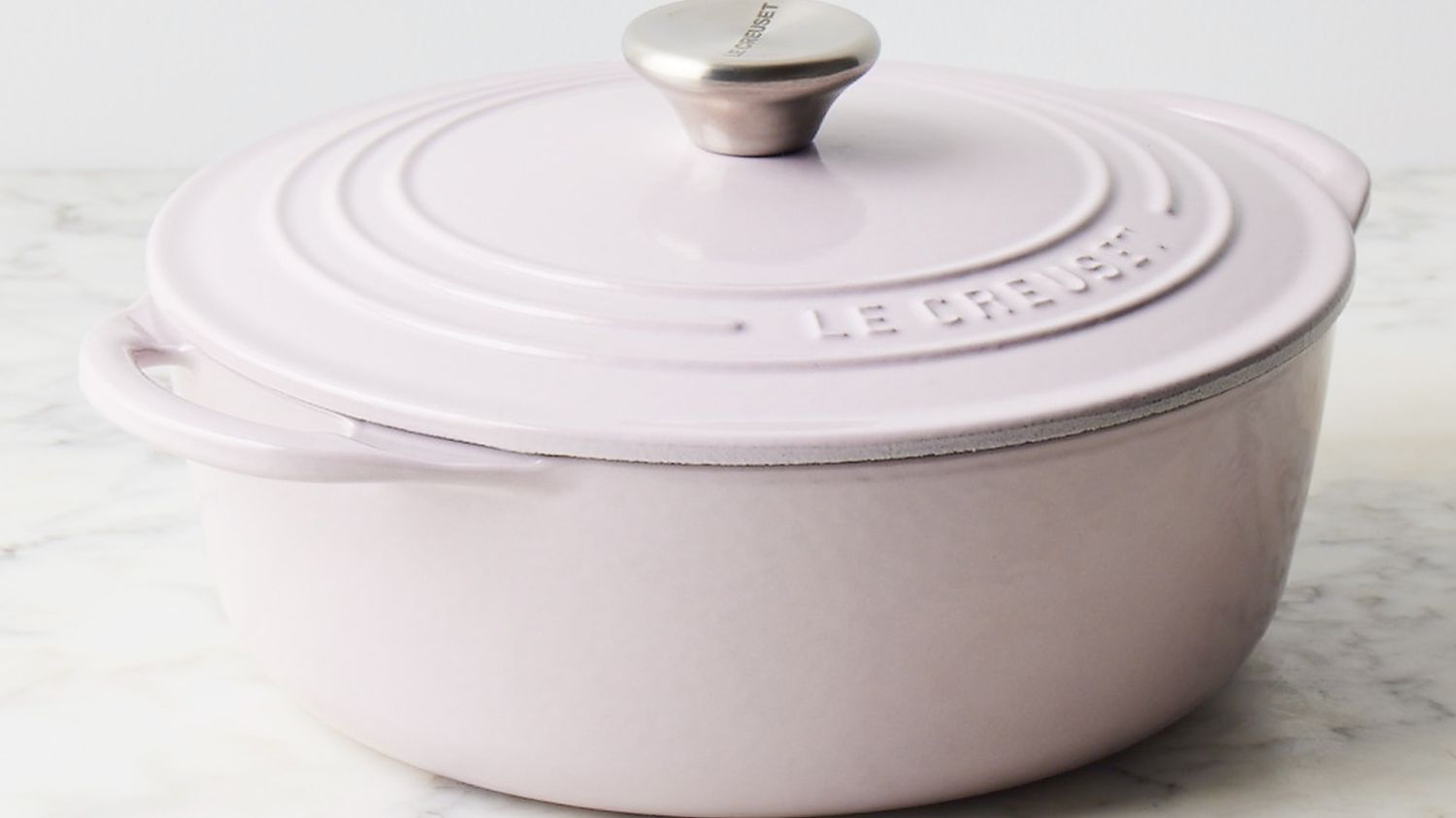 Le Creuset Cast Iron Shallow Round Dutch Oven - 2.75-qt Sea Salt – Cutlery  and More