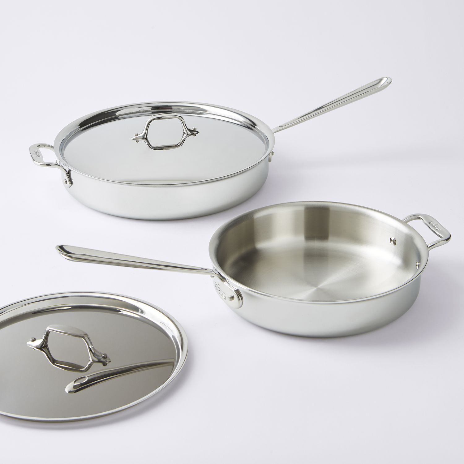 dealer versnelling Afwezigheid All-Clad D3 Tri-Ply Stainless Steel Sauté Pan with Lid; 2 Sizes on Food52