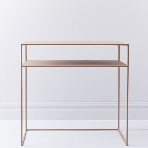 Blomus Small Modern Metal Console Side, Project 62 Thin Metal Patio Console Table