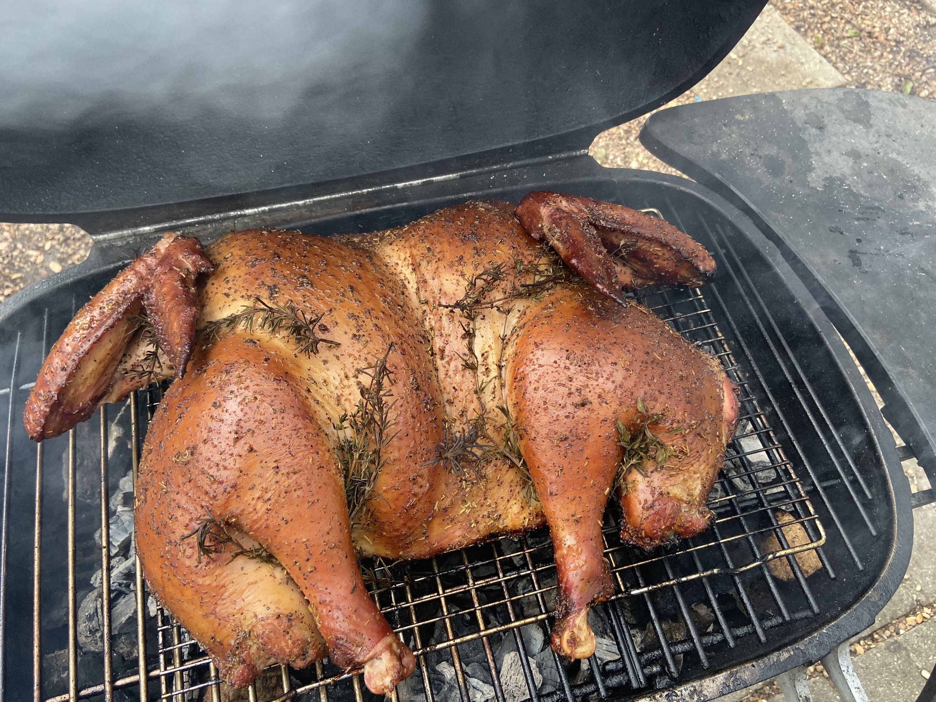 Short on Oven Space? Smoke a Turkey for Thanksgiving