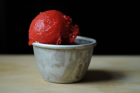Genius Recipe: The River Café's Strawberry Sorbet