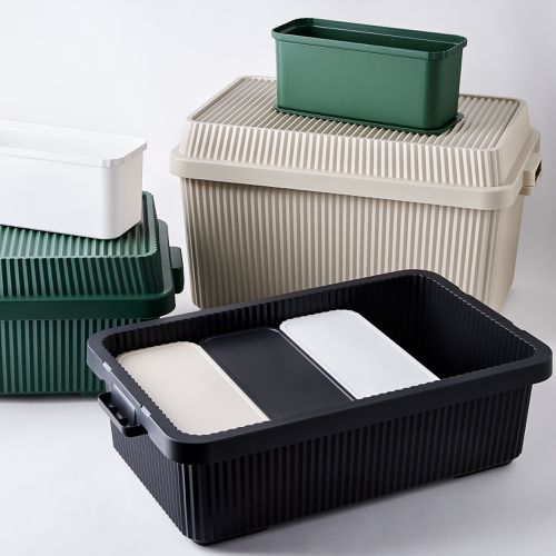 like-it Outdoor Stacking Storage Containers, 3 Sizes, 4 Colors on