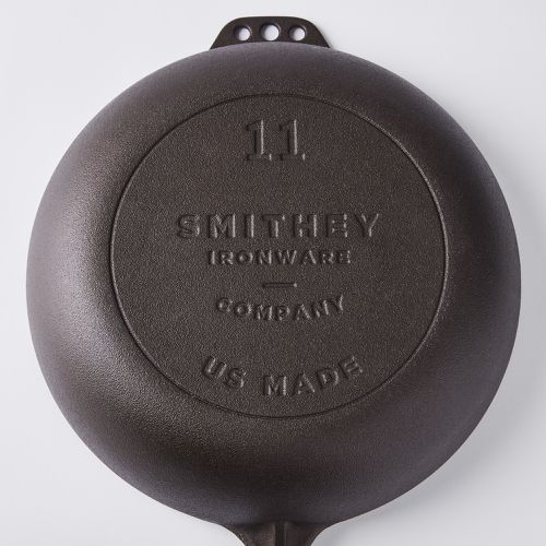 Smithey Cast Iron Braiser with Glass Lid, 14-Inch, Two Handles on Food52