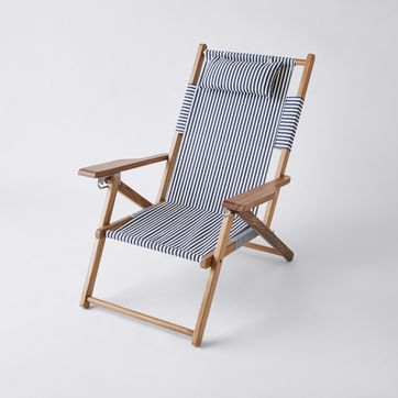 Vintage Inspired Striped Beach Chairs, Vintage Sling Beach Chairs