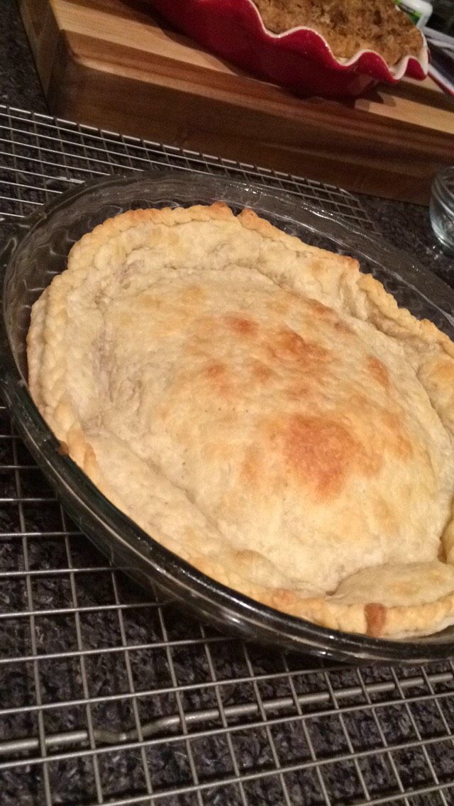 Just did a blind bake & The sides of the crust completely slid off