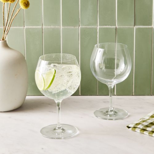 Nude Glass Vintage Gin & Tonic Glasses, Set of 4, Lead-Free Crystal on  Food52