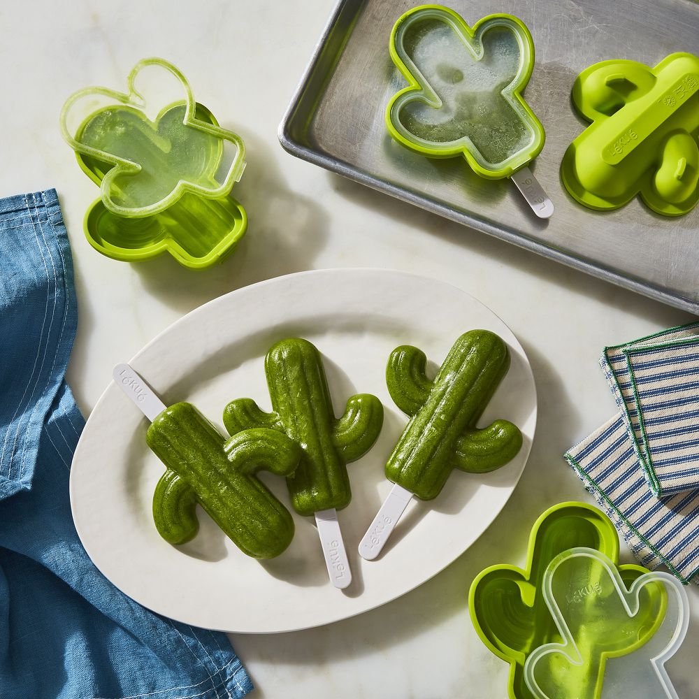 Cactus Strawberry Popsicle Molds With Lids 20 Sticks DIY 