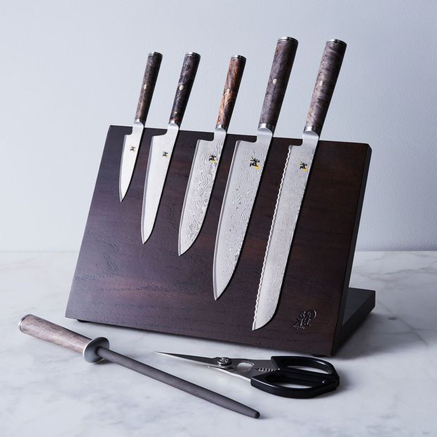 Miyabi Black Damascus Steel Knife Collection, 6 Size Options, Maple Handles  on Food52